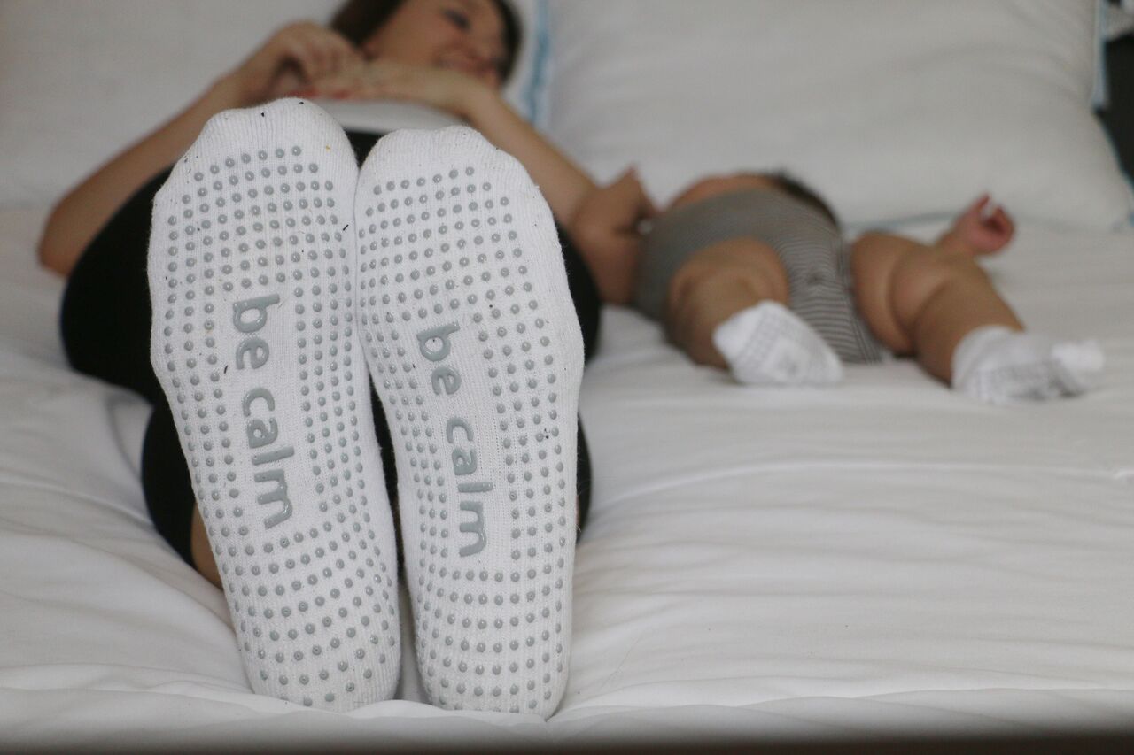 Be Grateful, Be Calm: Sticky Be Socks #MomStyleMonday {Giveaway} - Project  Motherhood