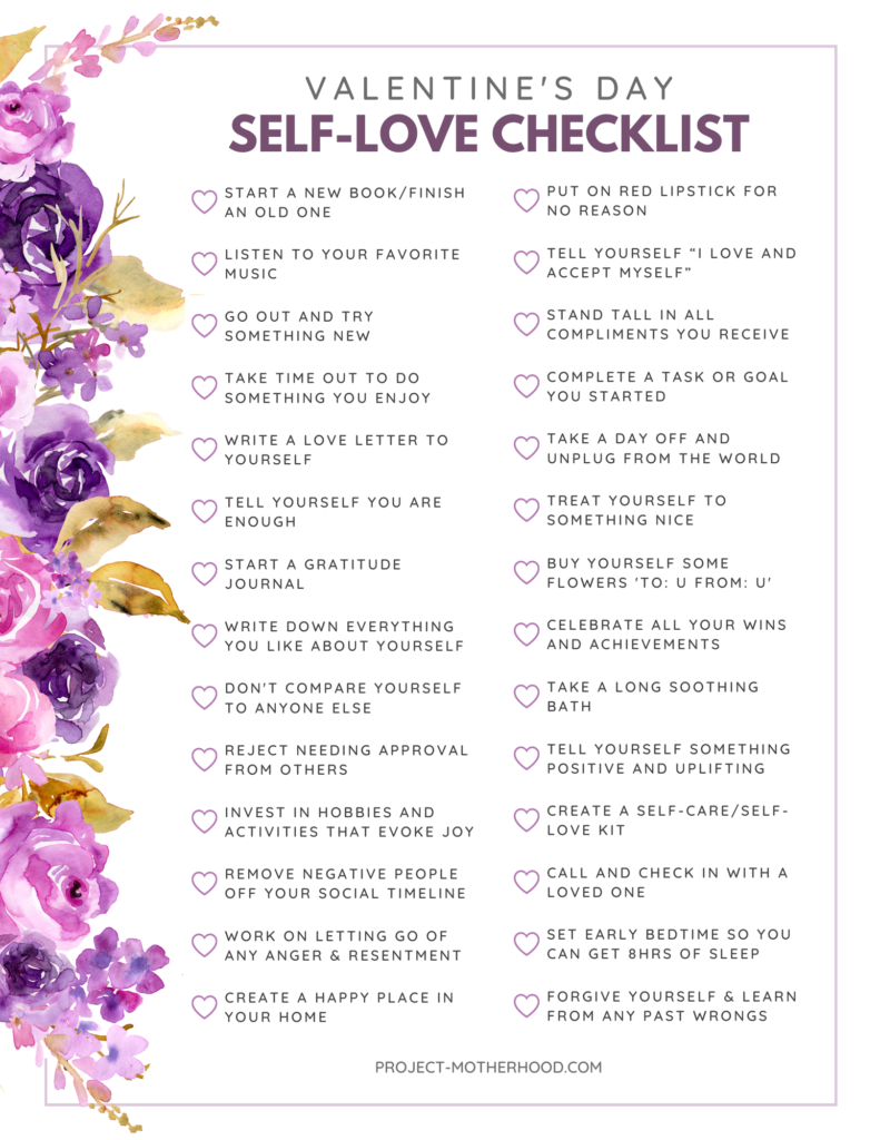 self love checklist