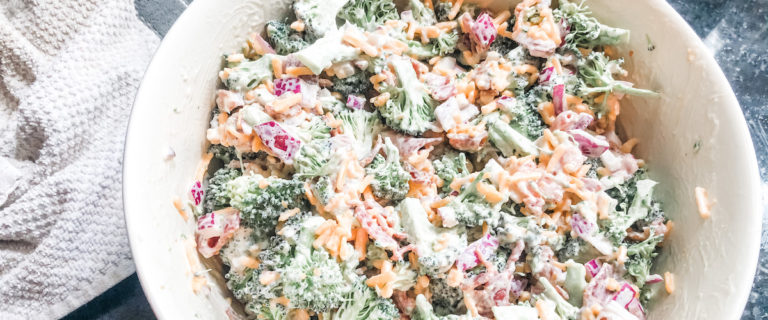 Easy Keto Broccoli Salad Recipe