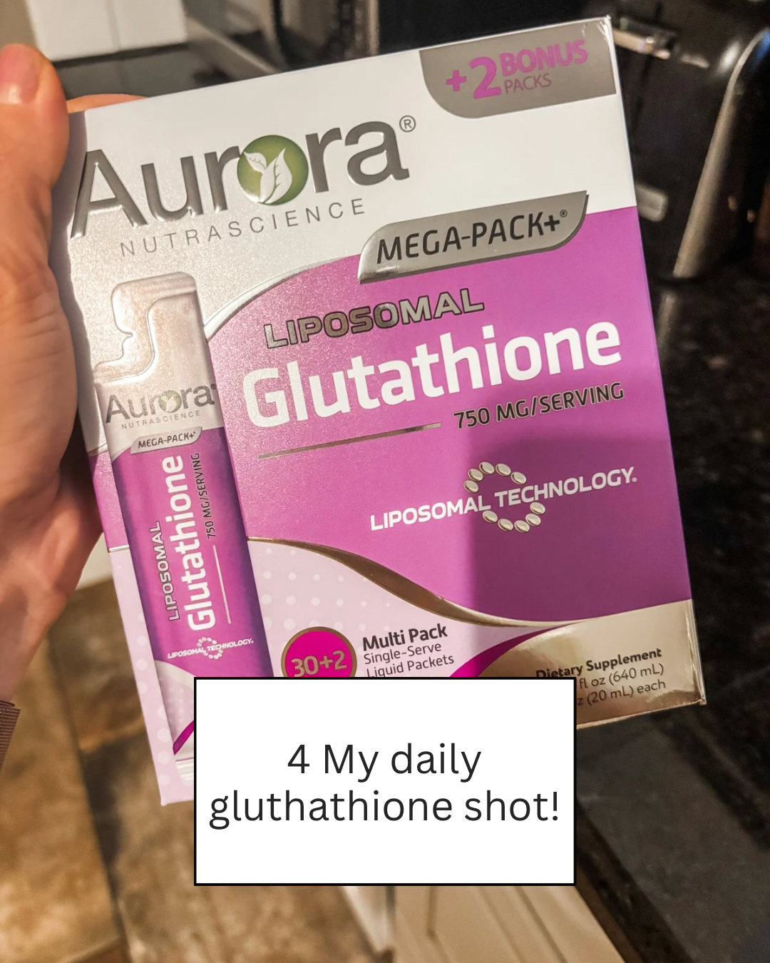  Aurora Nutrascience Mega-Pack+ Liposomal Glutathione